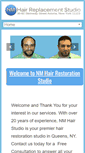 Mobile Screenshot of nmhairreplacementstudio.com