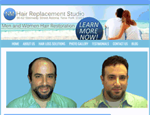 Tablet Screenshot of nmhairreplacementstudio.com